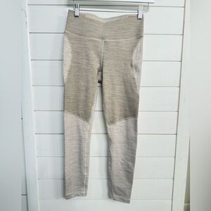 Outdoor Voices leggings, oat color, size small